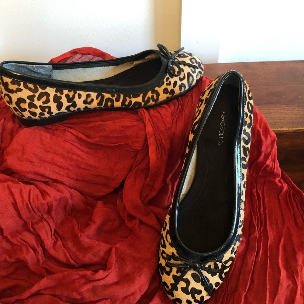 Aerosoles leopard print 🐆 ballet flats size 37